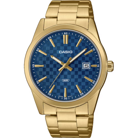 Casio MEN'S Watch + Box - (MTP-VD03G-2A)