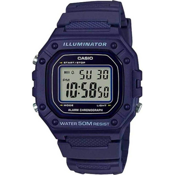 Casio MEN'S Watch + Box - (W-218H-2A)
