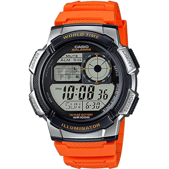 Casio MEN'S Watch AE-1000W 4BV (zd073d) - World Time + Box - (AE-1000W 4BVDF)