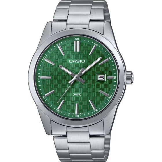 Casio MEN'S Watch Green + Box - (MTP-VD03D-3A1)
