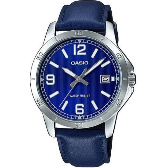 Casio MEN'S Watch MTP-V004L 2BUdf (zd046f) + Box - (MTP-V004L-2B)