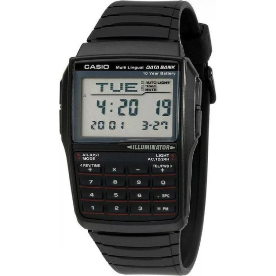Casio MEN'S Watch Vintage Databank + Box - (DBC-32-1A)