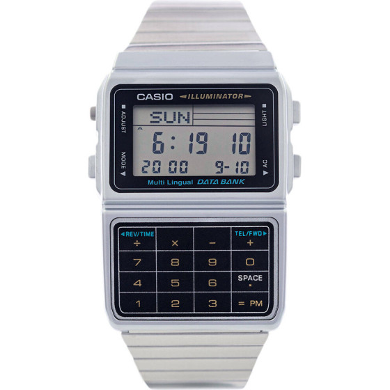 Casio MEN'S Watch Vintage Databank + Box - (DBC-611-1D)