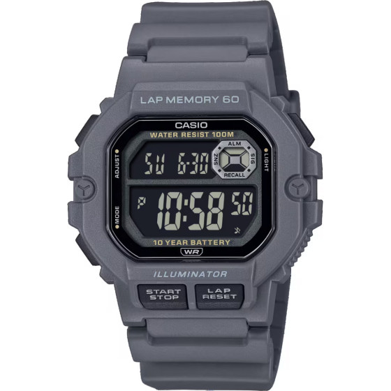 Casio Sports Men's Watch + Box (zd271e) - (WS-1400H-8B)