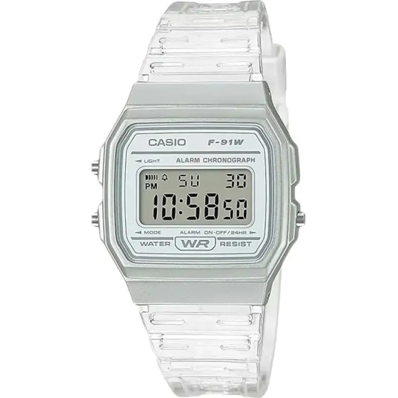 Casio Unisex Retro Vintage Watch (zd648c) + Box - (F-91WS-7)