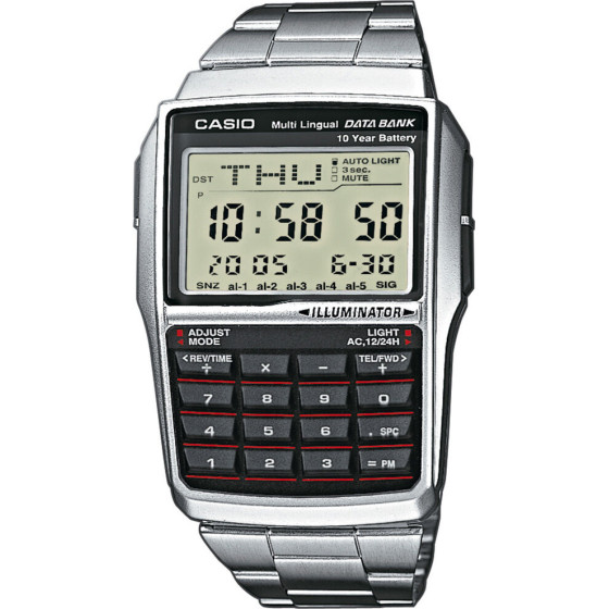 Casio Vintage Databank Male Watch (zd162b) + Box - (DBC-32D-1ADF)