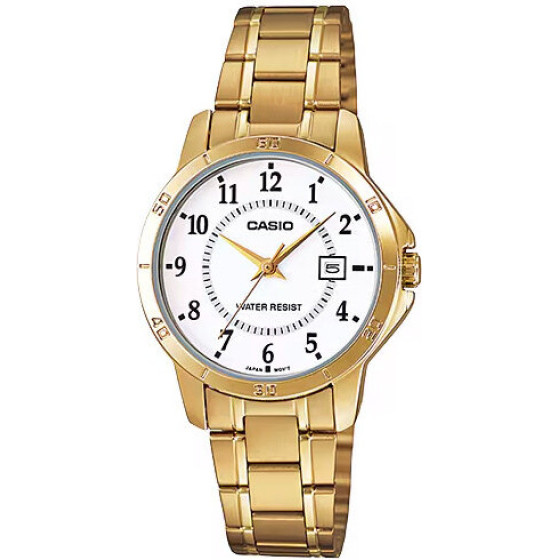 Casio WOMEN'S Watch (zd568b) + Box - (LTP-V004G-7BUDF)