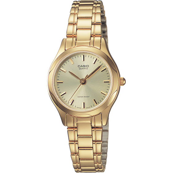 Casio WOMEN'S Watch (zd580c) + Box - (LTP-1275G-9A)