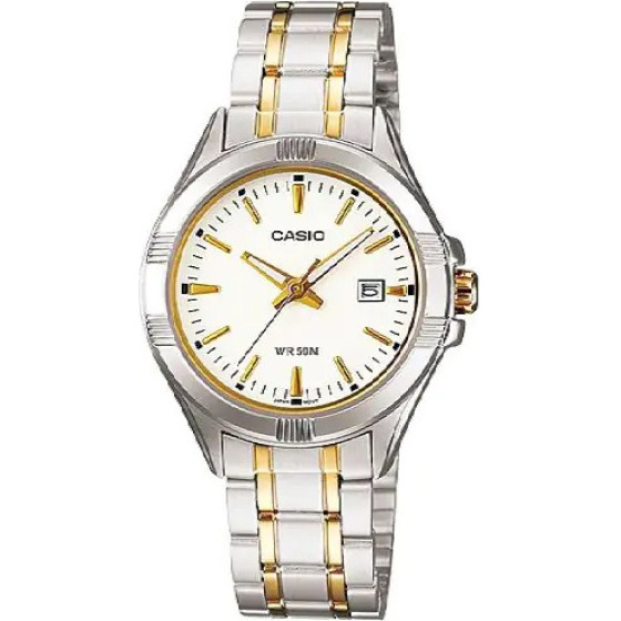 Casio WOMEN'S Watch (zd605c) + Box - (LTP-1308SG-7AVDF)