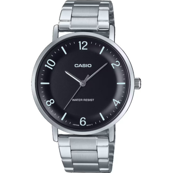 Casio Men's watch + Box - (MTP-VT03D-1B)