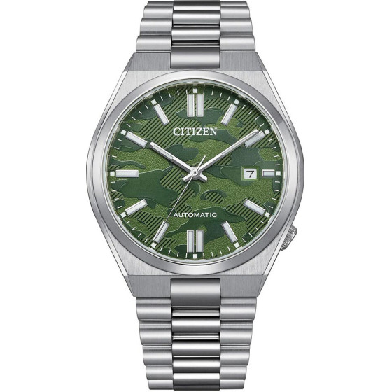 CITIZEN Tsuyosa Men's Watch -Camo Green Automatic Classic Sapphire - (NJ0159-86X)