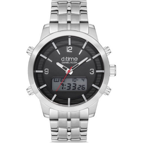 Daniel Klein MEN'S Watch D:Time 12641-2 (zl024b) + Box - (DK.1.12641-2)