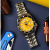 SEIKO Men's watch 5 Sports Gmt Automat WR100 + Box - (SSK017K1)