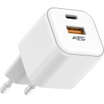 ATC-CHF15 ��������� Gan ������� �������� �� 2 ����� USB-A & Type-C 20W