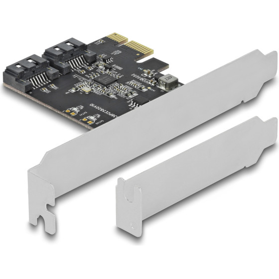 DeLock ����� ��������� Pcie �� 2x Sata 6Gb/s - (90431)