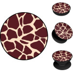 Sonique Pop Holder Animal Print Series Giraffe 03