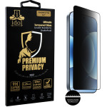 Idol 1991 Tempered Glass Xiaomi 17 5G 6.3'' 9H 0.25mm Premium Privacy Antispy Semi Curved Full Glue BLACK