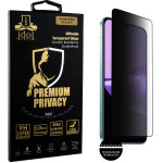 Idol 1991 Tempered Glass Xiaomi Redmi 15C 5G 6.9'' 9H 0.25mm Premium Privacy Antispy Semi Curved Full Glue BLACK