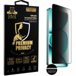 Idol 1991 Tempered Glass Xiaomi Redmi Note 15 Pro 5G 6.83'' 9H 0.25mm Premium Privacy Antispy Semi Curved Full Glue BLACK
