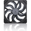 Noctua Fan 140mm - A14x25 G2 Pwm chromax.Black - (A14x25-G2-PWM-CH.BK.S)