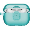UNIQ Case Glase Pro For Airpods Pro 3 Lock Case Turquoise - (UNIQ-AIRPODSPRO3-GLSPTEAL)