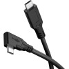 Goobay USB-C Cable 90�, USB4, 1 m, Black 1 m - (79432)