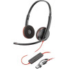 HP - Inc Poly Bw 3320 S M Hs +USB-C/A - (8X220AA)