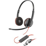 HP - Inc Poly Bw 3320 S M Hs +USB-C/A - (8X220AA)