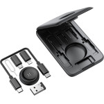 Mcdodo - 8in1 Accessory Organizer (CH-2440) - with Built-in Apple Watch Charger, Fast Charging, Portable Design - Black