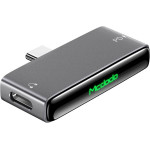 Mcdodo - Audio Adapter - Type-C to 2x Type-C, PD60W Fast charge, Hi-Res, DAC chip, Suport Call Function - Black - (CA-7670)