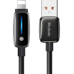Mcdodo - Data Cable (CA-0010) - with Auto Brightness Adjustment, USB-A to Lightning, 3A, 1.2m - Black