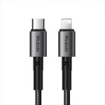 Mcdodo - Data Cable - Type-C to Lightning, PD Fast Charging, 3A, 36W, 1.2m - Black - (CA-2850)