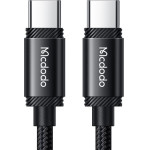 Mcdodo - Data Cable - Type-C to Type-C, Fast Charge, 5A, 240W, 1.2m - Black - (CA-3680)