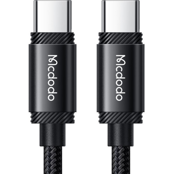 Mcdodo - Data Cable - Type-C to Type-C, Fast Charge, 5A, 240W, 1.2m - Black - (CA-3680)
