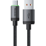 Mcdodo - Data Cable - USB to Micro-USB, Nylon Braided, Aluminum Alloy, QC4.0, 1m - Black - (CA-3990)