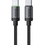 Mcdodo - Data Cable - USB-C to USB-C, Nylon Braided, Aluminum Alloy, PD60W, 1m - Black - (CA-4410)