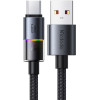 Mcdodo - Data Cable - with 7 Colorful Lights, USB-A to USB-C, 6A, 1.2m - Black - (CA-8180)