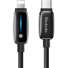 Mcdodo - Data Cable - with Auto Brightness Adjustment, USB-C to Lightning, 36W, 1.2m - Black - (CA-0050)