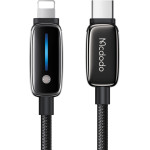 Mcdodo - Data Cable - with Auto Brightness Adjustment, USB-C to Lightning, 36W, 1.2m - Black - (CA-0050)