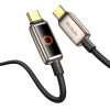 Mcdodo - Data Cable - with Breathing Light LED Display, USB-C to USB-C, Auto Power Off, 100W, 1.2m - Desert Gold - (CA-6681)