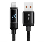 Mcdodo - Data Cable BAT Series - USB-A to Lightning, Digital Display, 1.2m - Black - (CA-5000)