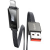 Mcdodo - Data Cable Rythm Series - USB-A to Lightning, 3A, LED Display, 1.2m - Black - (CA-4970)