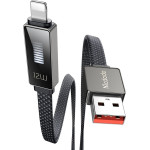 Mcdodo - Data Cable Rythm Series - USB-A to Lightning, 3A, LED Display, 1.2m - Black - (CA-4970)