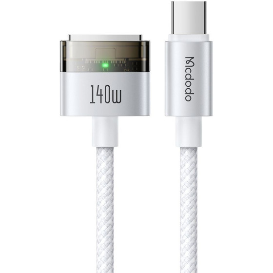 Mcdodo - Magnetic Cable (CA-2071) - USB-C to MagSafe 3, 140W, LED Indicator, 2m - White