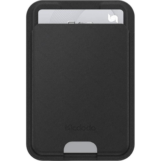 Mcdodo - Magnetic Card Holder Napa Series (WH-7920) - 3x Card Capacity, Leather Texture, Ultra-slim - Black