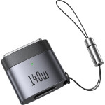 Mcdodo - OTG Adapter - Type-C to MagSafe 3, 140W, Aluminum Alloy, LED Indicator, for MacBook Air/Pro - Black - (OT-6850)