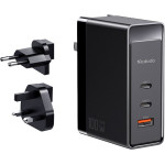 Mcdodo - Universal Travel Adapter Nuc AR Power Series - UK/US/EU Plug, 2x Type-C, USB-A, 100W, GaN - Black - (CH-8101 Pro)
