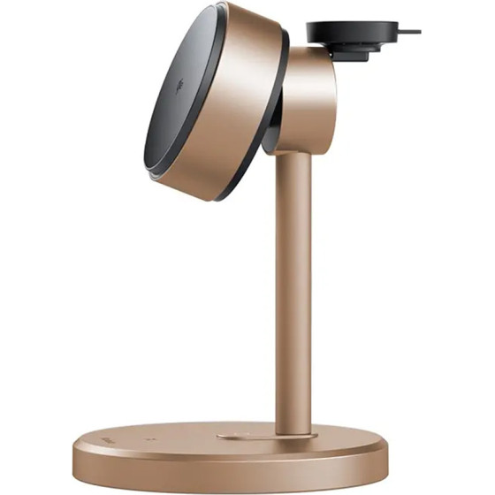 Mcdodo - Wireless Charging Station Black Swan Series (CH-2463) - Magnetic, for iPhone/iWatch/Earbuds, 22.5W, Qi2 - Gold