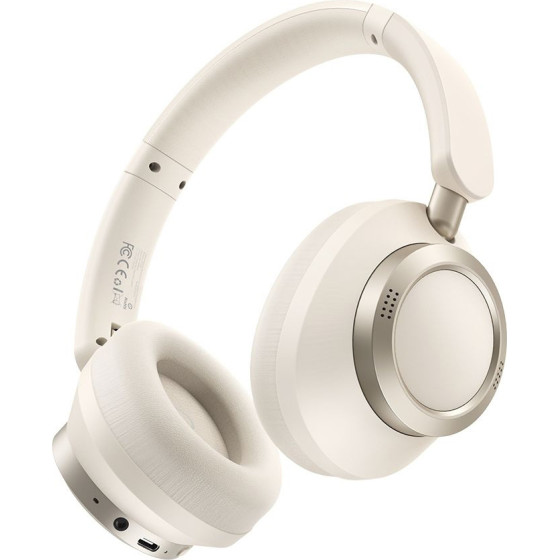 Mcdodo - Wireless Headphones T03 Series (HP-5821) - On-Ear, Bluetooth V5.4, 500mAh, ANC Technology - Beige