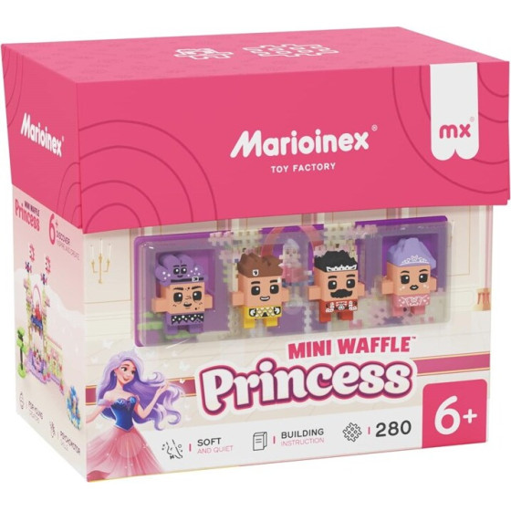 Marioinex Mini Waffle Princess bricks, 280 Pieces - (5903033905784)